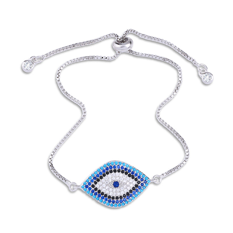 Pulsera Ajustable Ojo Rombo