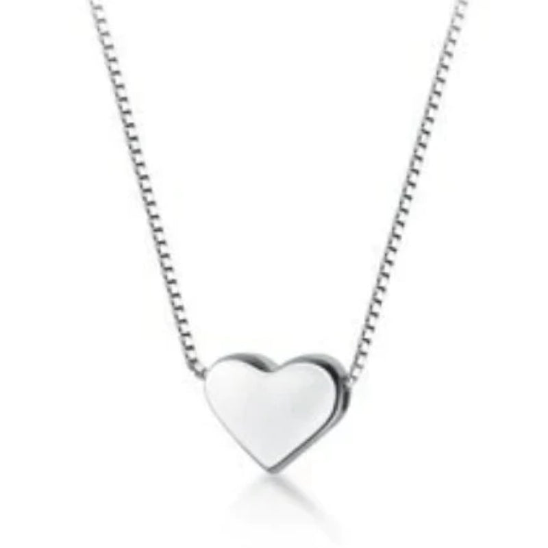 Collar Plateado Corazón Mini Plata 925